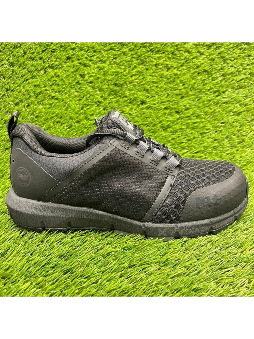 Timberland PRO Radius Womens Size 7.5 Black Composite Toe Safety Work Shoes